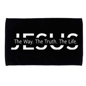 Christ Jesus The Way The Truth The Life Blessed Christians Microfiber Hand Towel