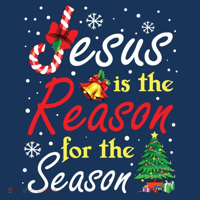 Christian Jesus The Reason Christmas Stocking Stuffer Gifts Tall T-Shirt