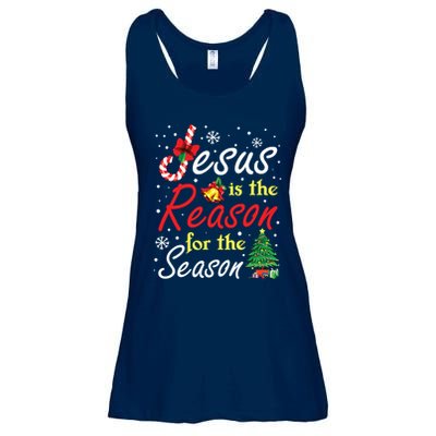 Christian Jesus The Reason Christmas Stocking Stuffer Gifts Ladies Essential Flowy Tank