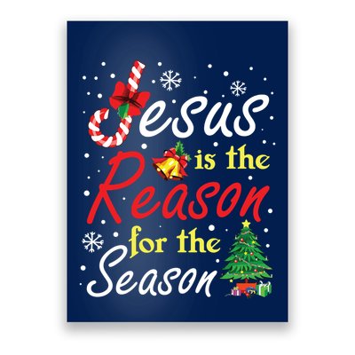 Christian Jesus The Reason Christmas Stocking Stuffer Gifts Poster
