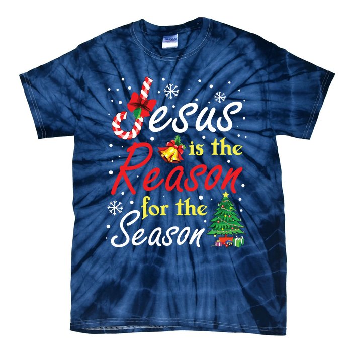 Christian Jesus The Reason Christmas Stocking Stuffer Gifts Tie-Dye T-Shirt