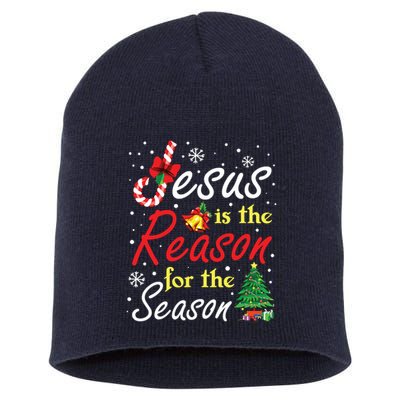 Christian Jesus The Reason Christmas Stocking Stuffer Gifts Short Acrylic Beanie