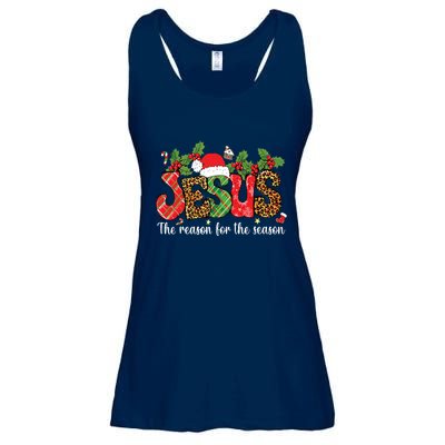 Christian Jesus The Reason Xmas Holiday Season Christmas Ladies Essential Flowy Tank