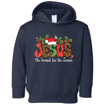 Christian Jesus The Reason Xmas Holiday Season Christmas Toddler Hoodie