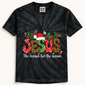 Christian Jesus The Reason Xmas Holiday Season Christmas Kids Tie-Dye T-Shirt