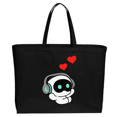 Cute Jin The Astronaut Wootteo KPop Funny Cotton Canvas Jumbo Tote