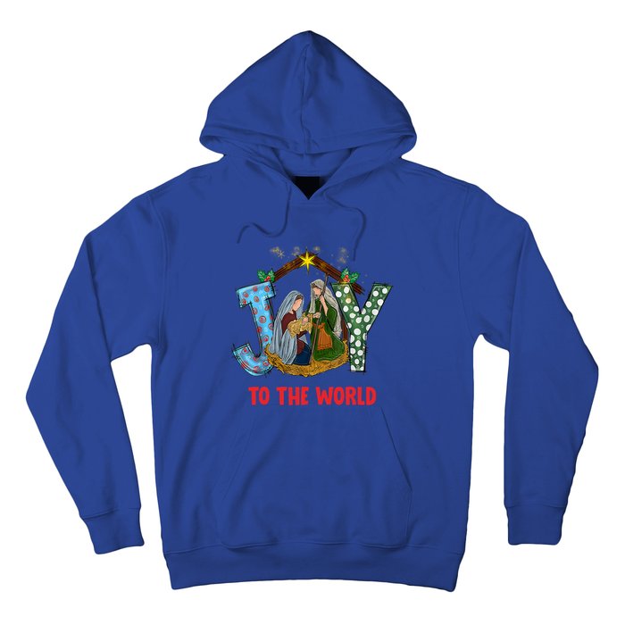 Christmas Joy To The World Jesus Religious Christian Great Gift Hoodie