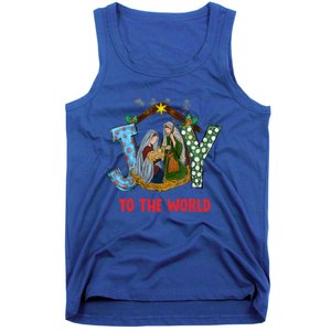 Christmas Joy To The World Jesus Religious Christian Great Gift Tank Top