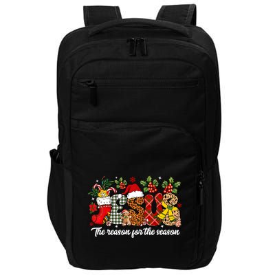 Christian Jesus The Reason Xmas Holiday Season Christmas Impact Tech Backpack