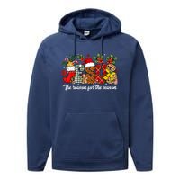 Christian Jesus The Reason Xmas Holiday Season Christmas Performance Fleece Hoodie