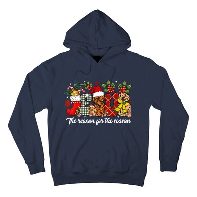 Christian Jesus The Reason Xmas Holiday Season Christmas Hoodie