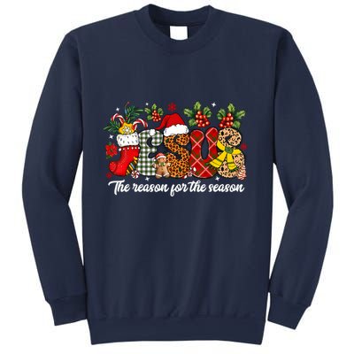 Christian Jesus The Reason Xmas Holiday Season Christmas Sweatshirt