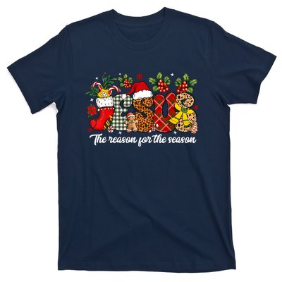 Christian Jesus The Reason Xmas Holiday Season Christmas T-Shirt