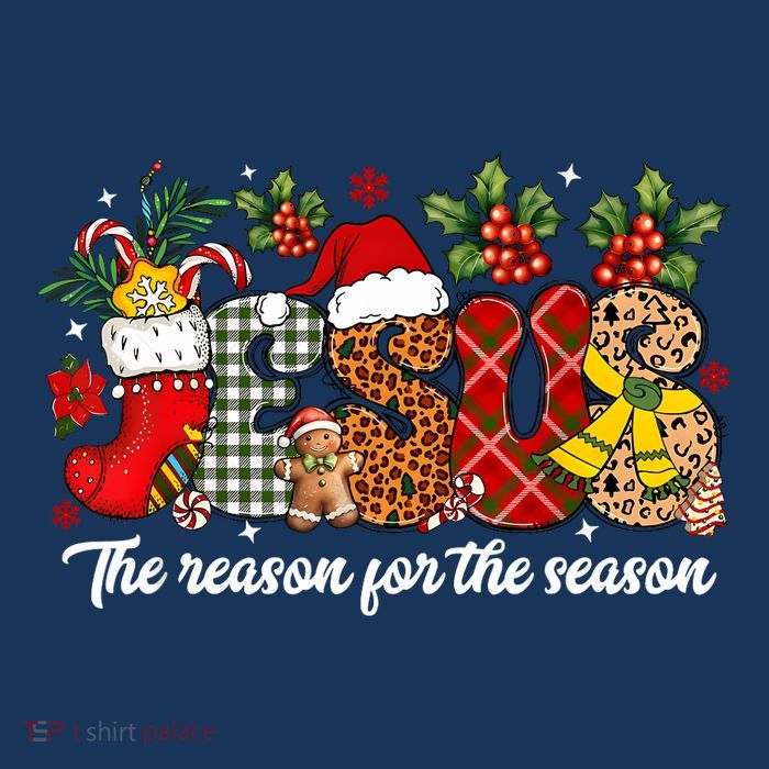 Christian Jesus The Reason Xmas Holiday Season Christmas Flatbill Hat