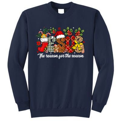 Christian Jesus The Reason Xmas Holiday Season Christmas Tall Sweatshirt