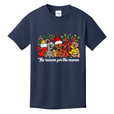Christian Jesus The Reason Xmas Holiday Season Christmas Kids T-Shirt