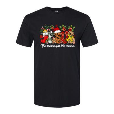 Christian Jesus The Reason Xmas Holiday Season Christmas Softstyle® CVC T-Shirt