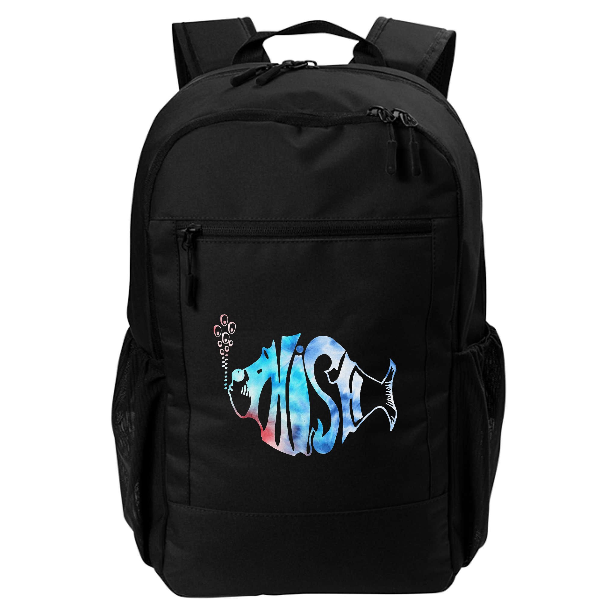 Colorful Jam Tie Dye For Fisherman Fish Graphic Backpack
