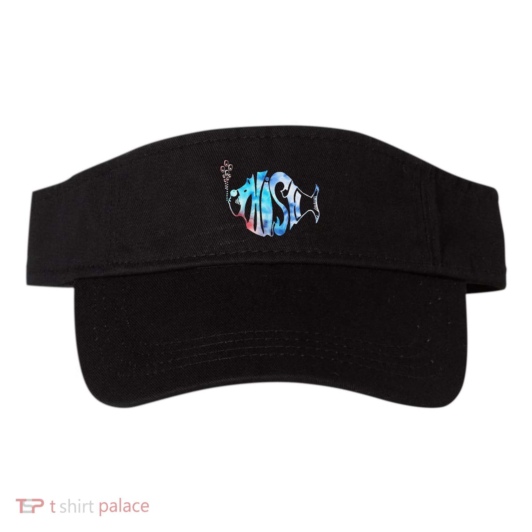 Colorful Jam Tie Dye For Fisherman Fish Graphic Visor