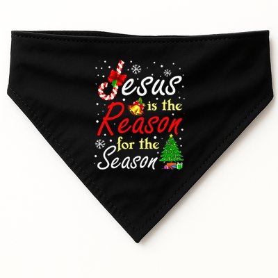 Christian Jesus The Reason Christmas Stocking Stuffer Gifts USA-Made Doggie Bandana