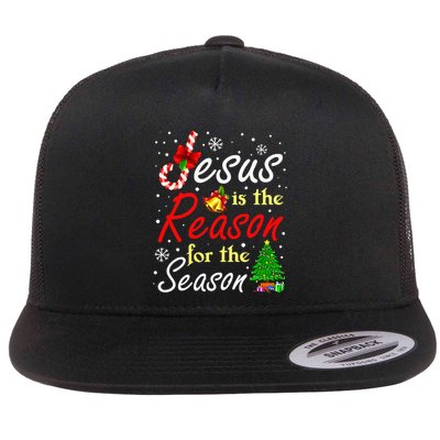 Christian Jesus The Reason Christmas Stocking Stuffer Gifts Flatbill Hat