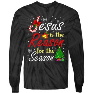 Christian Jesus The Reason Christmas Stocking Stuffer Gifts Tie-Dye Long Sleeve Shirt