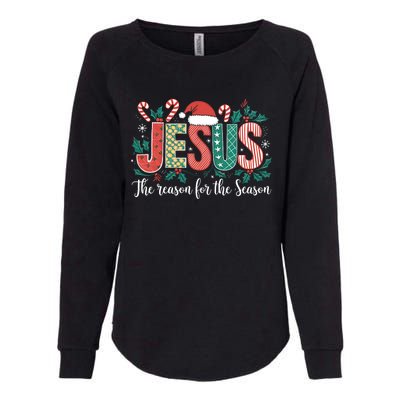 Christian Jesus The Reason Xmas Holiday Season Christmas Womens California Wash Sweatshirt