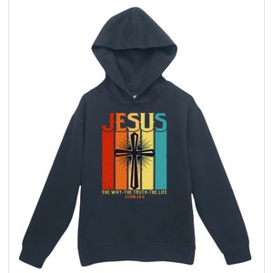 Christian Jesus The Way Truth Life Urban Pullover Hoodie