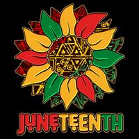 Celebrate Juneteenth Traditional African Pattern Sunflower Flatbill Hat