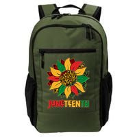 Celebrate Juneteenth Traditional African Pattern Sunflower Backpack