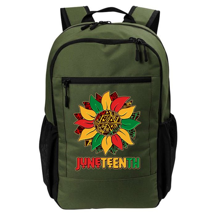 Celebrate Juneteenth Traditional African Pattern Sunflower Backpack