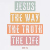 Christian Jesus The Way Truth Life Cool Comfort Performance Bucket Hat