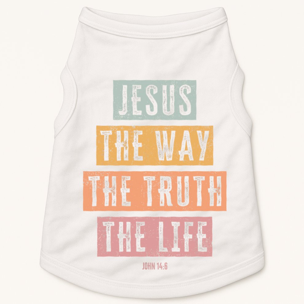 Christian Jesus The Way Truth Life Doggie Tank