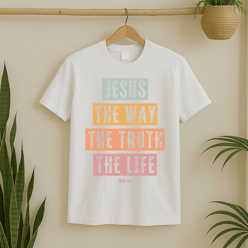 Christian Jesus The Way Truth Life T-Shirt