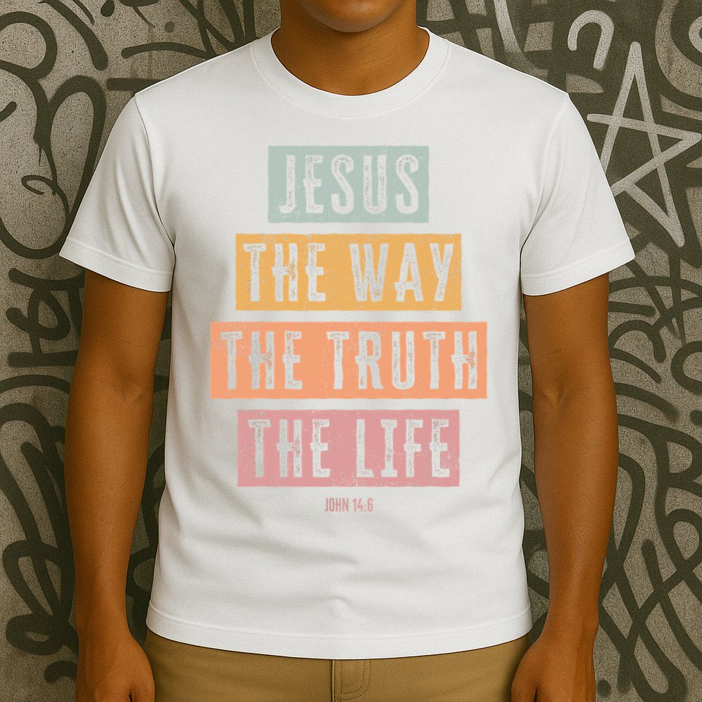 Christian Jesus The Way Truth Life T-Shirt