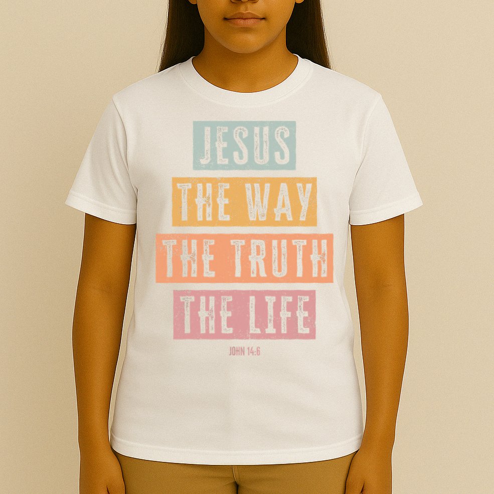 Christian Jesus The Way Truth Life T-Shirt