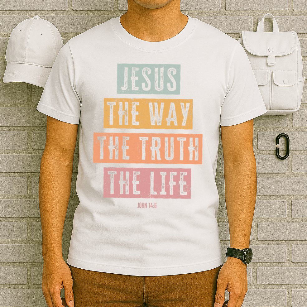 Christian Jesus The Way Truth Life T-Shirt