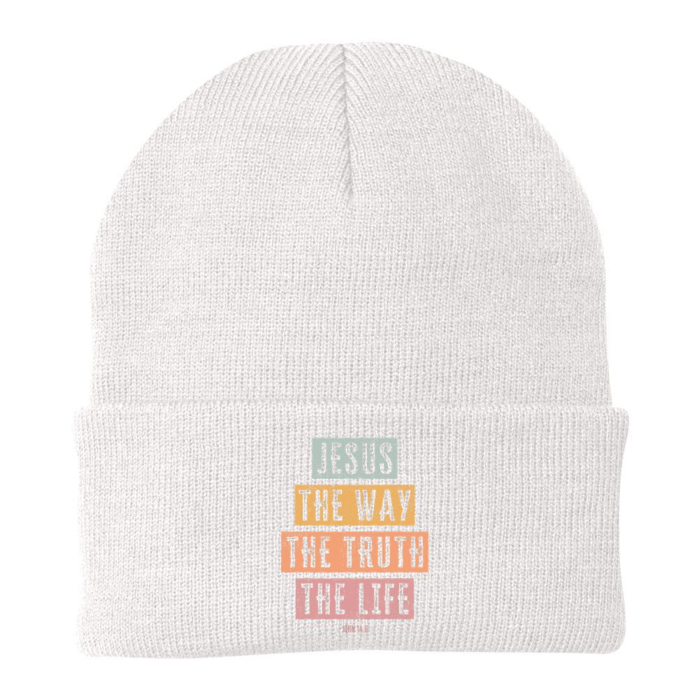Christian Jesus The Way Truth Life Beanie