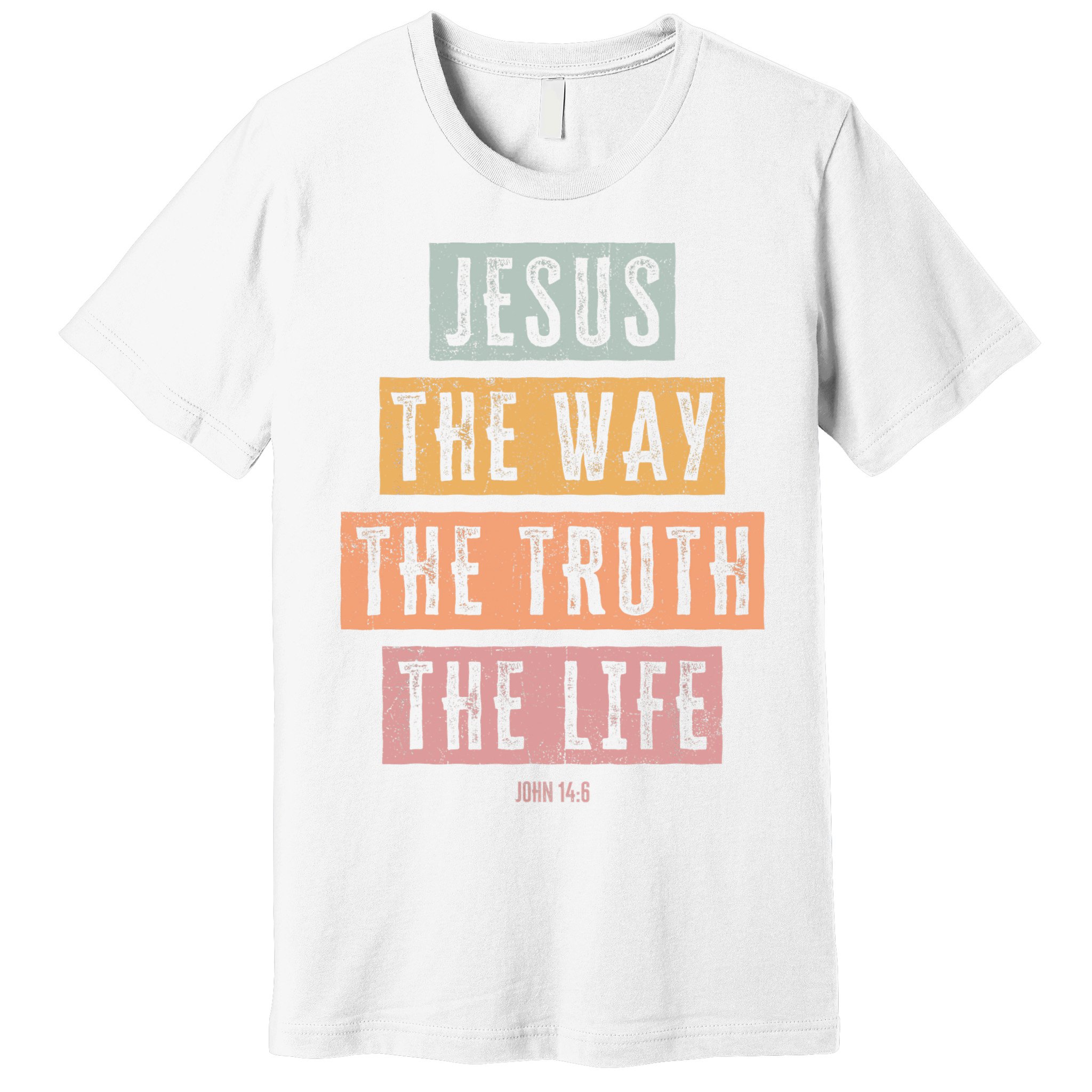 Christian Jesus The Way Truth Life Premium T-Shirt