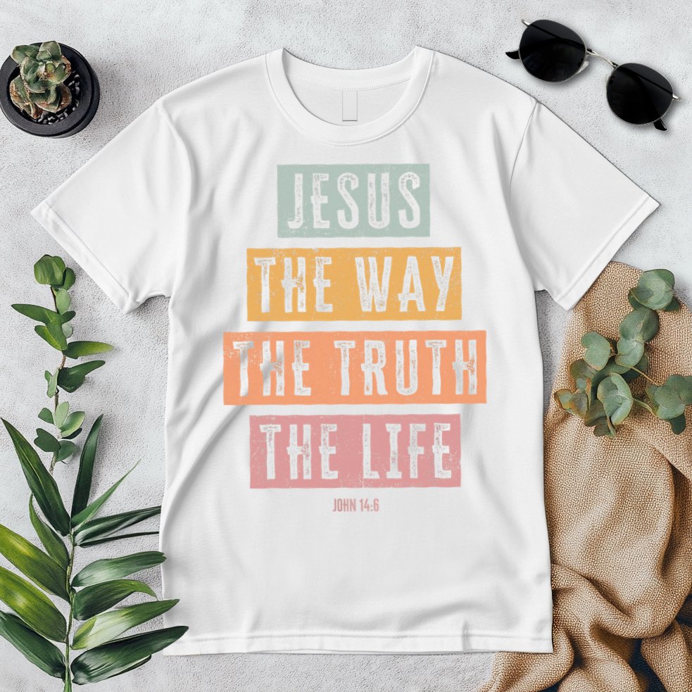 Christian Jesus The Way Truth Life Premium T-Shirt
