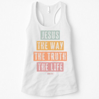 Christian Jesus The Way Truth Life Womens Tank Top