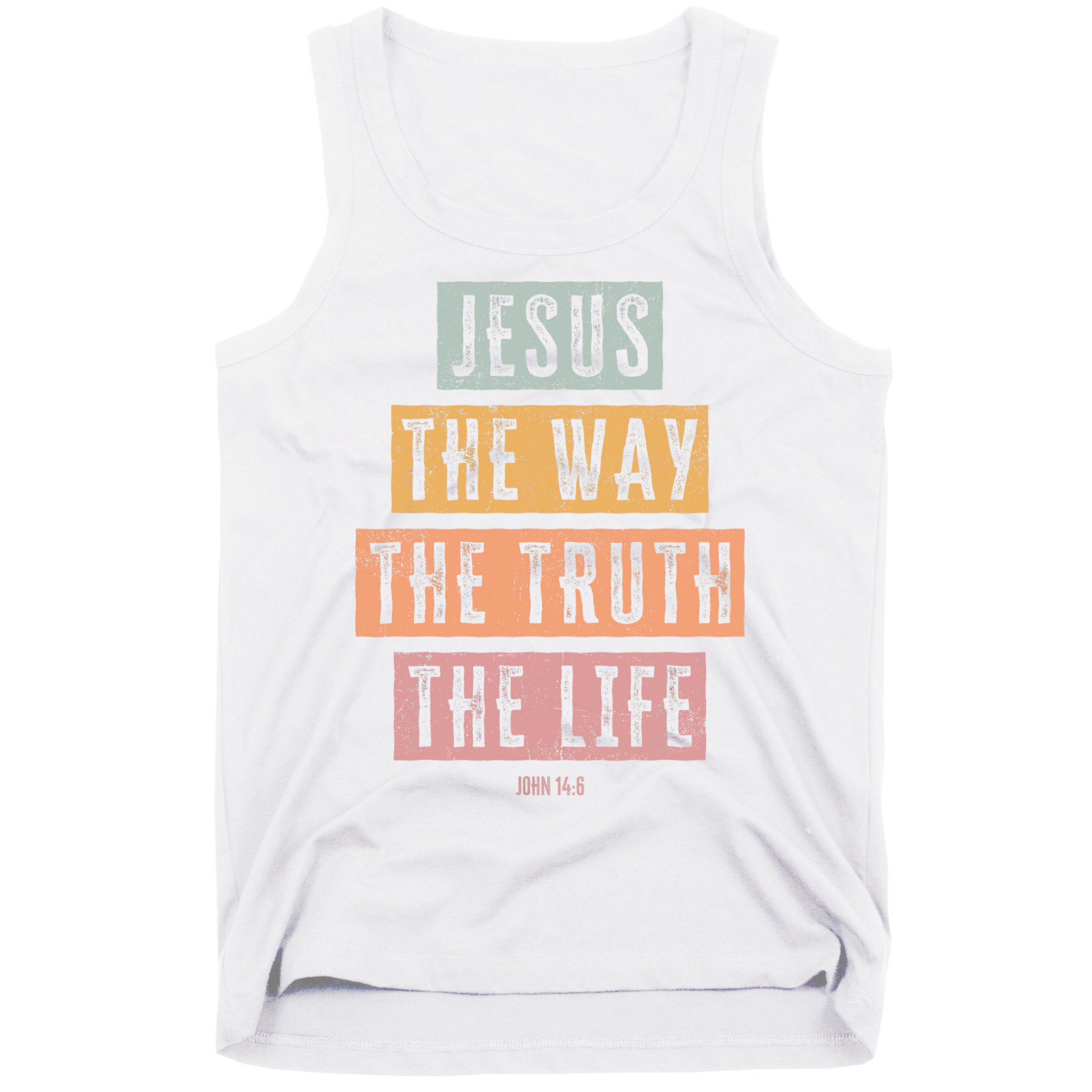 Christian Jesus The Way Truth Life Tank Top