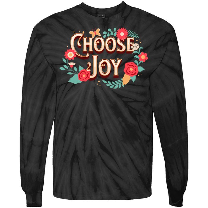 Choose Joy Vote Kamala Harris Tie-Dye Long Sleeve Shirt