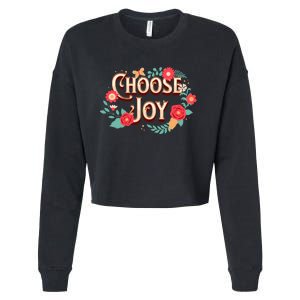 Choose Joy Vote Kamala Harris Cropped Pullover Crew