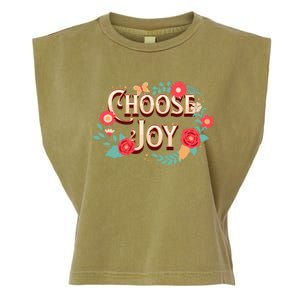 Choose Joy Vote Kamala Harris Garment-Dyed Women's Muscle Tee