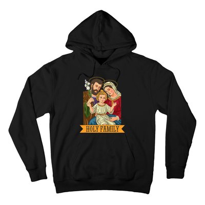 Child Jesus Virgin Mary and St Joseph Hoodie