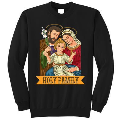 Child Jesus Virgin Mary and St Joseph Sweatshirt