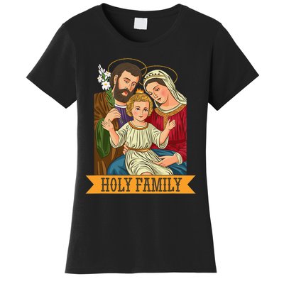 Child Jesus Virgin Mary and St Joseph Women's T-Shirt