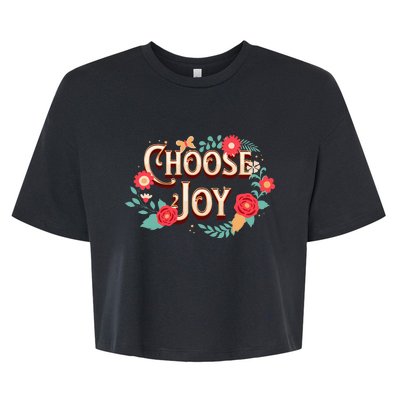 Choose Joy Vote Kamala Harris Bella+Canvas Jersey Crop Tee