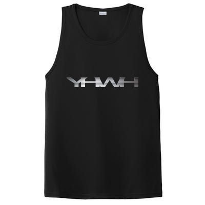 Christian Jesus Yahweh Design Christian Hebrew Faith PosiCharge Competitor Tank